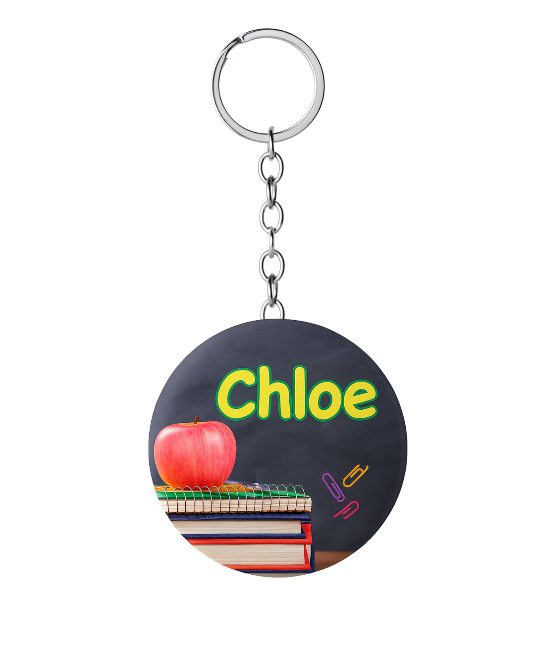 Customizable Chalkboard Name Tag Keychain