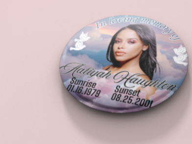 Dreamy Memorial Badge Pin