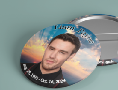 Simple Memorial Badge Pin