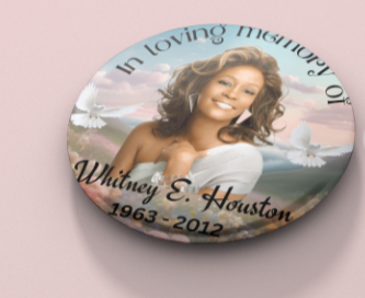 Whimsical Memorial Badge Pin