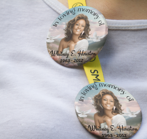 Whimsical Memorial Badge Pin