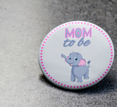 Baby Shower Family button pins