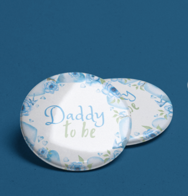 Floral Mommy/Daddy to be pins