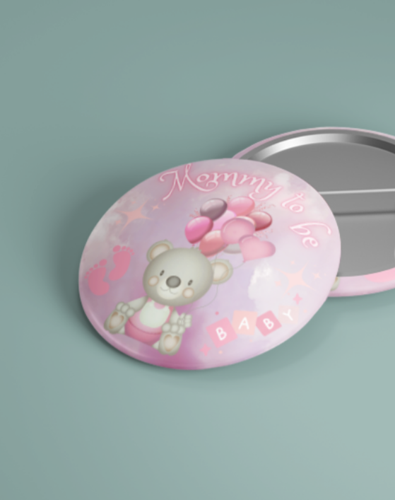 Dreamy daddy/mommy to be button pins