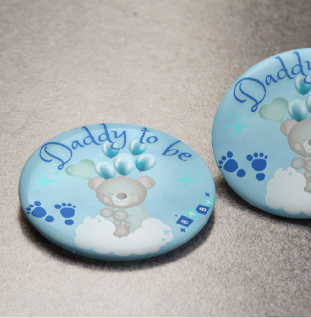 Dreamy daddy/mommy to be button pins