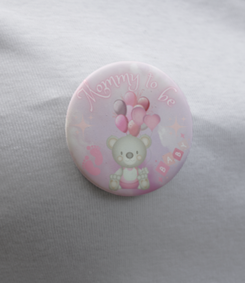 Dreamy daddy/mommy to be button pins