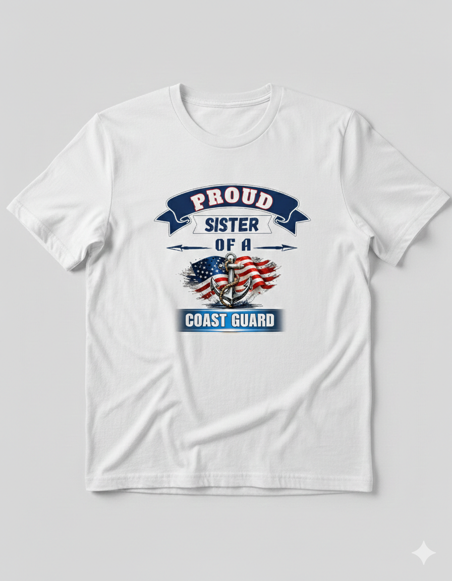 COAST GUARD FAMILY TSHIRT - CUSTOMIZABLE & UNISEX