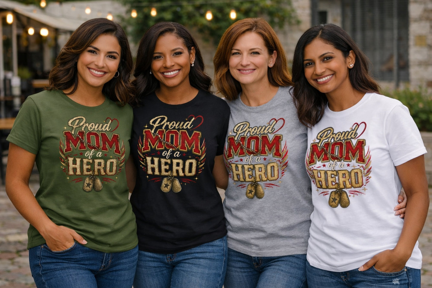 Proud Military Family Customizable TShirt for military families