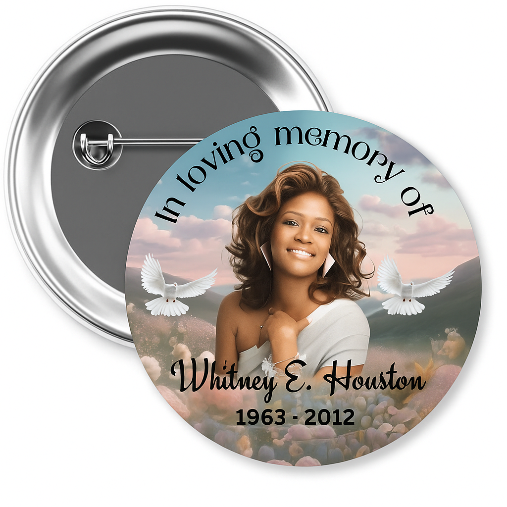 Whimsical Memorial Badge Pin