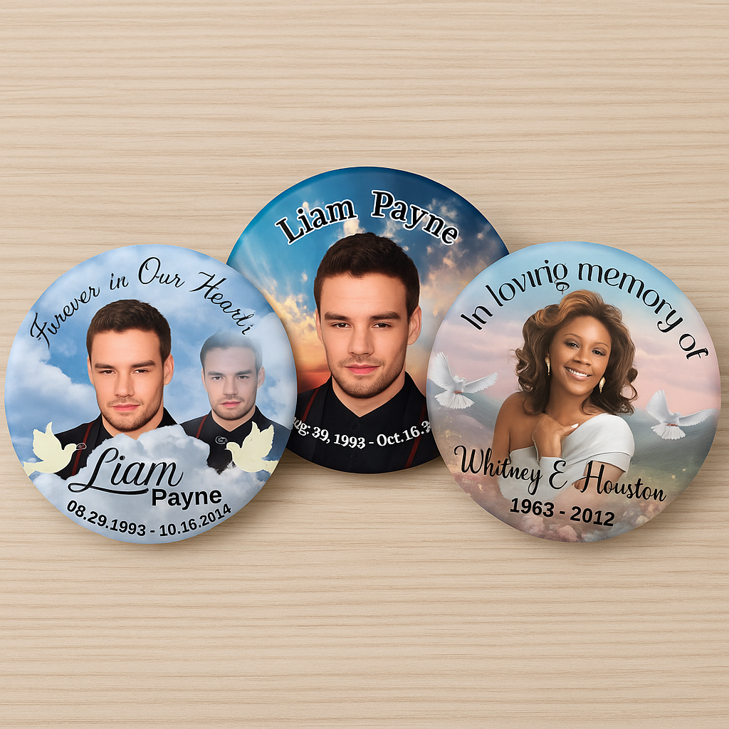 Memorial Button Pins