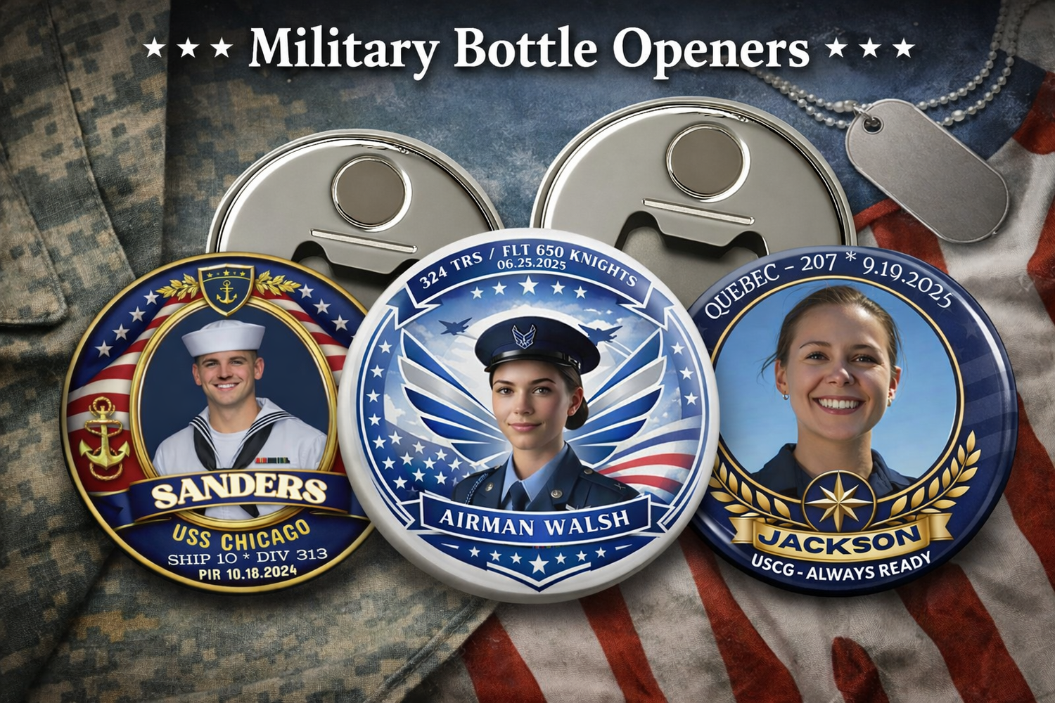 MILITARY BOTTLE OPENERS