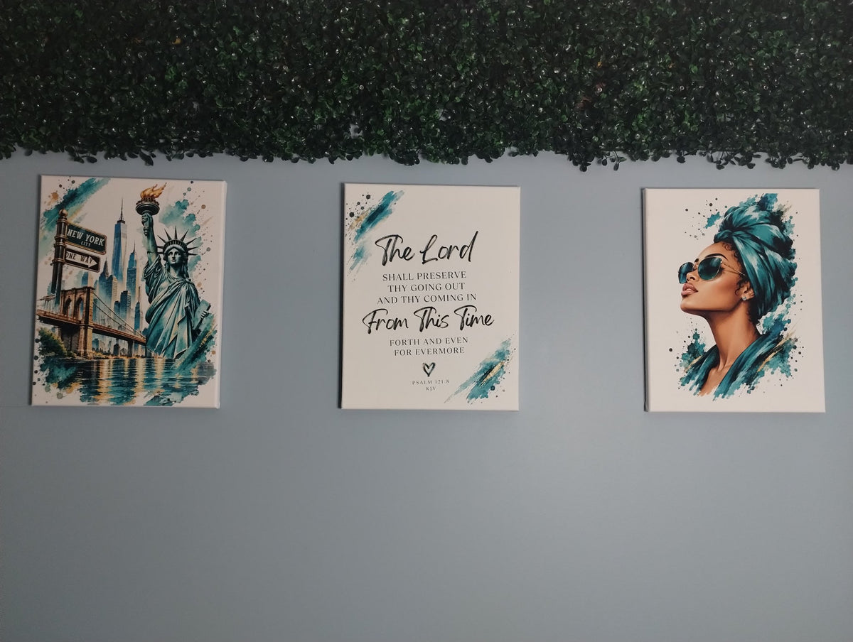 Empire State of Grace - 3-Piece Canvas Wall Art Set