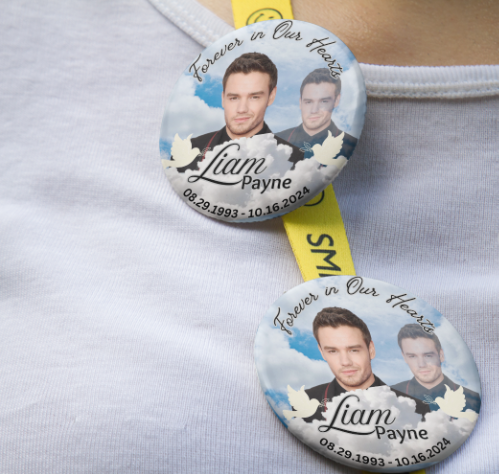 Blue Sky Memorial pin