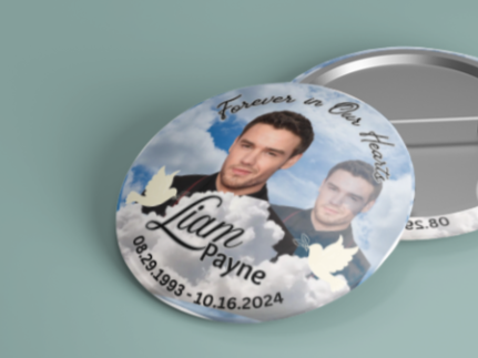 Blue Sky Memorial pin