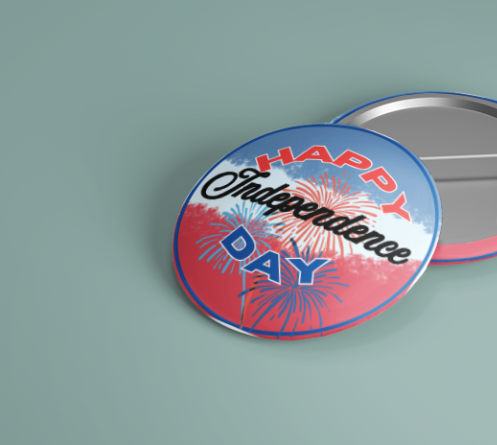 Happy Independence Day button