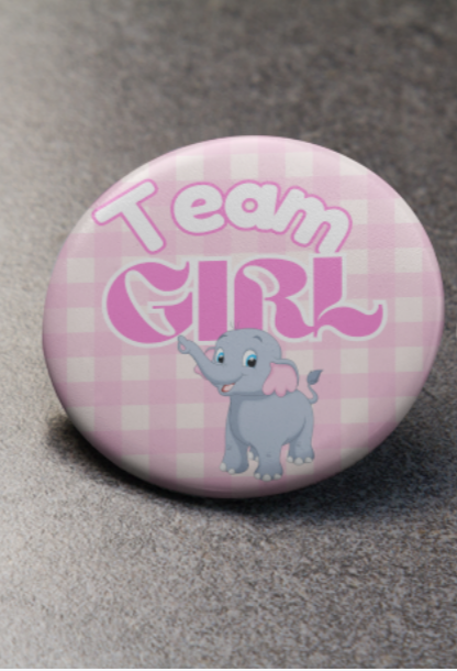 Plaid Baby shower pins