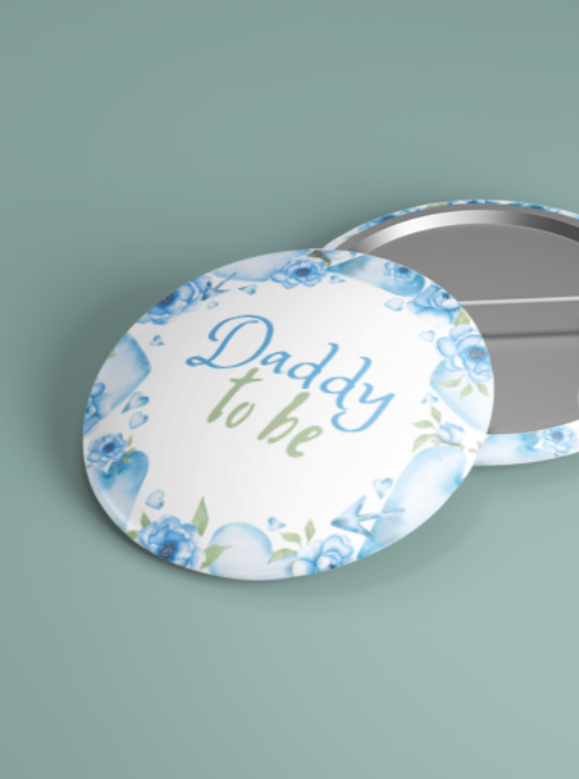 Floral Mommy/Daddy to be pins