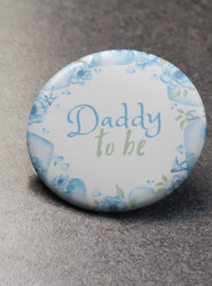 Floral Mommy/Daddy to be pins