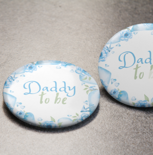 Floral Mommy/Daddy to be pins