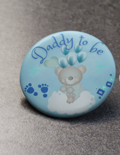 Dreamy daddy/mommy to be button pins