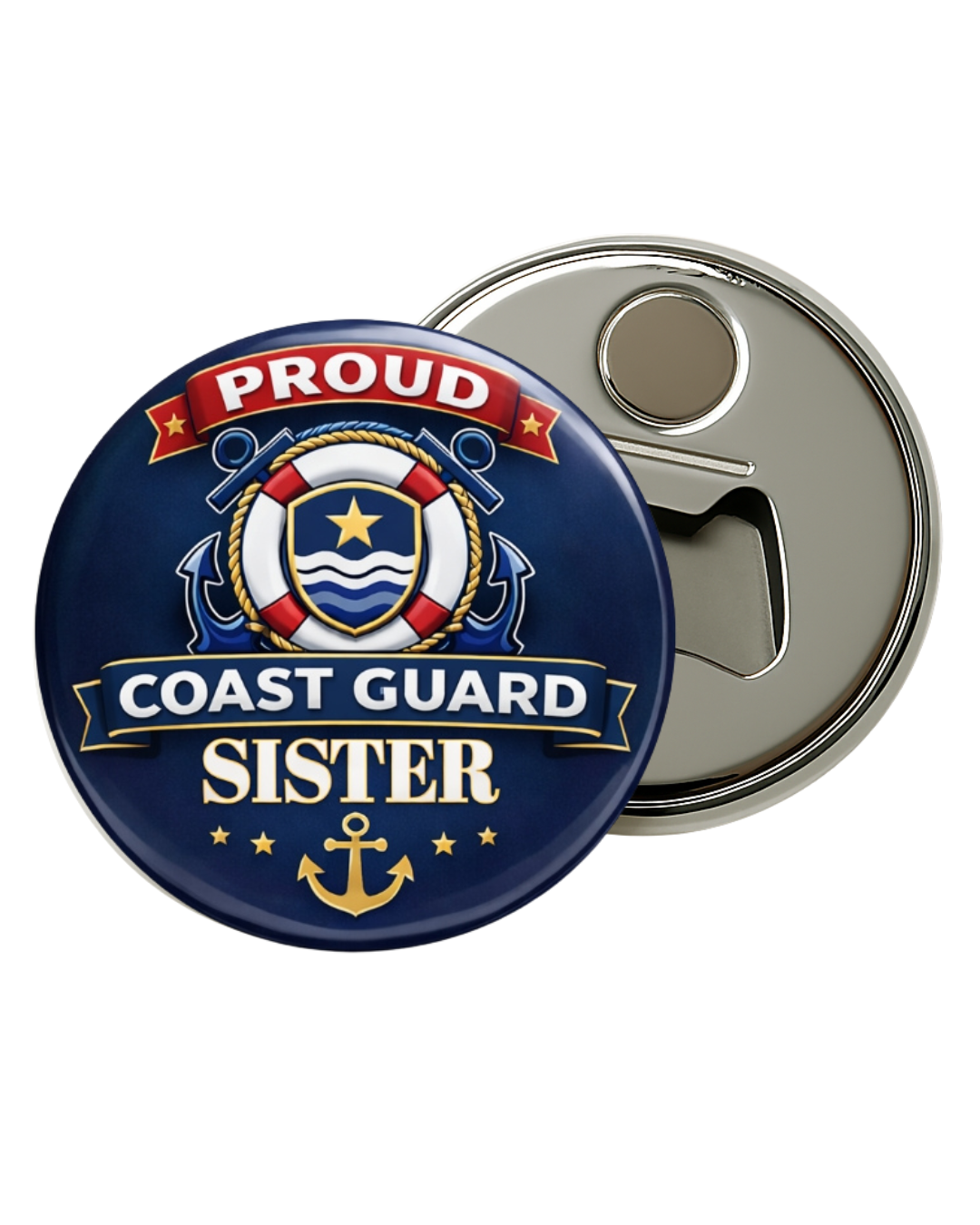 Military Family Bottle Openers – Custom 2.25-Inch Magnetic Keepsakes