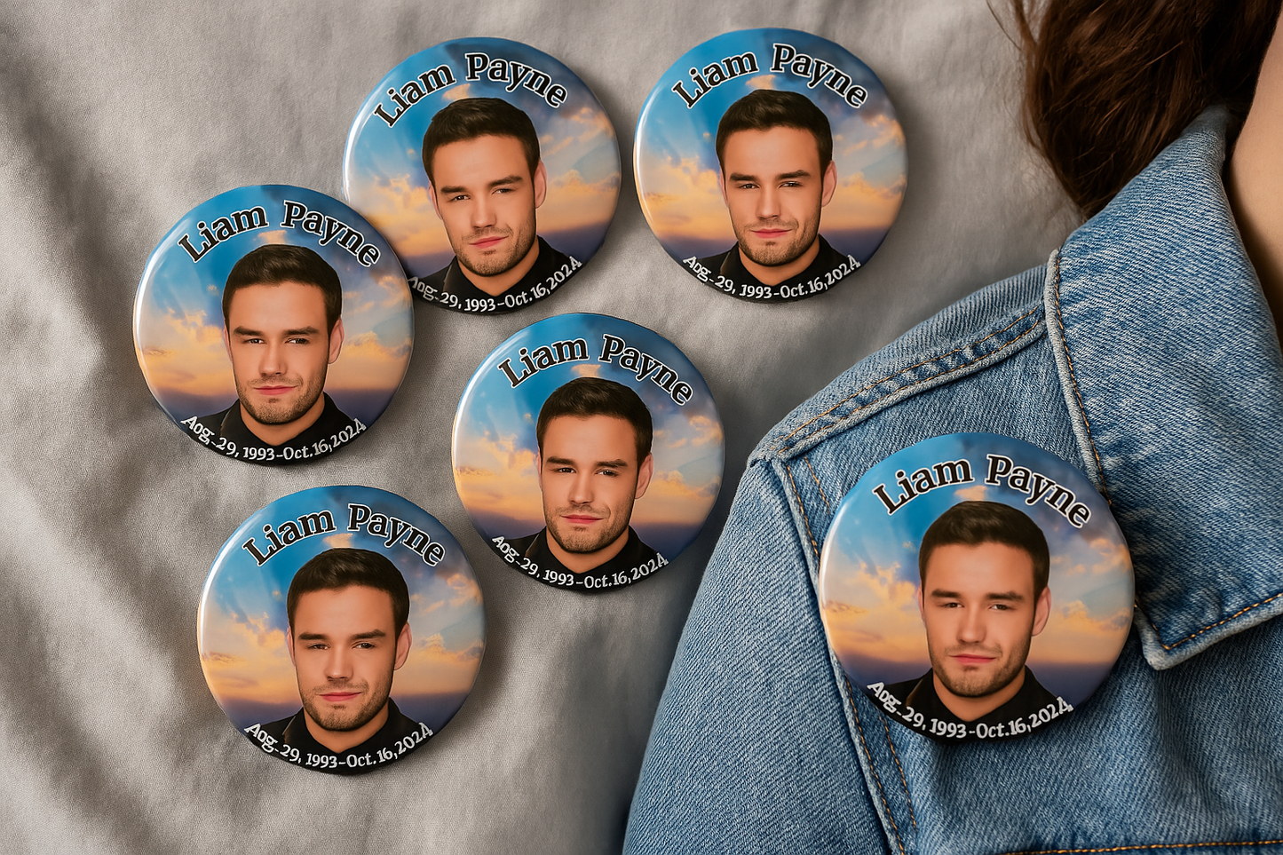 Simple Memorial Badge Pin
