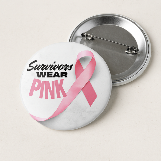 Breast Cancer Survivor Pin back button