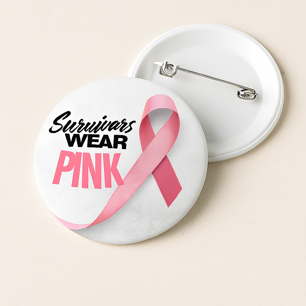 Breast Cancer Survivor Pin back button