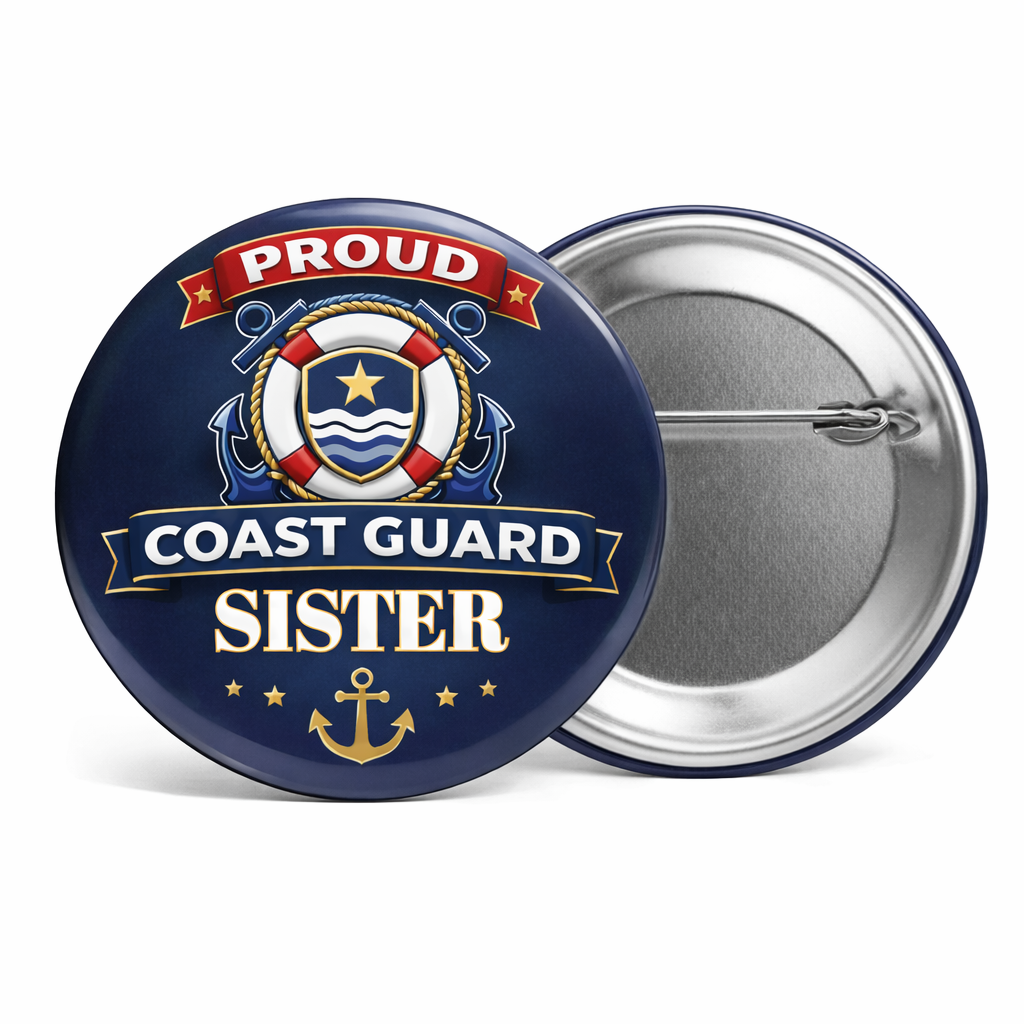 Military Family PINBACK BUTTONS