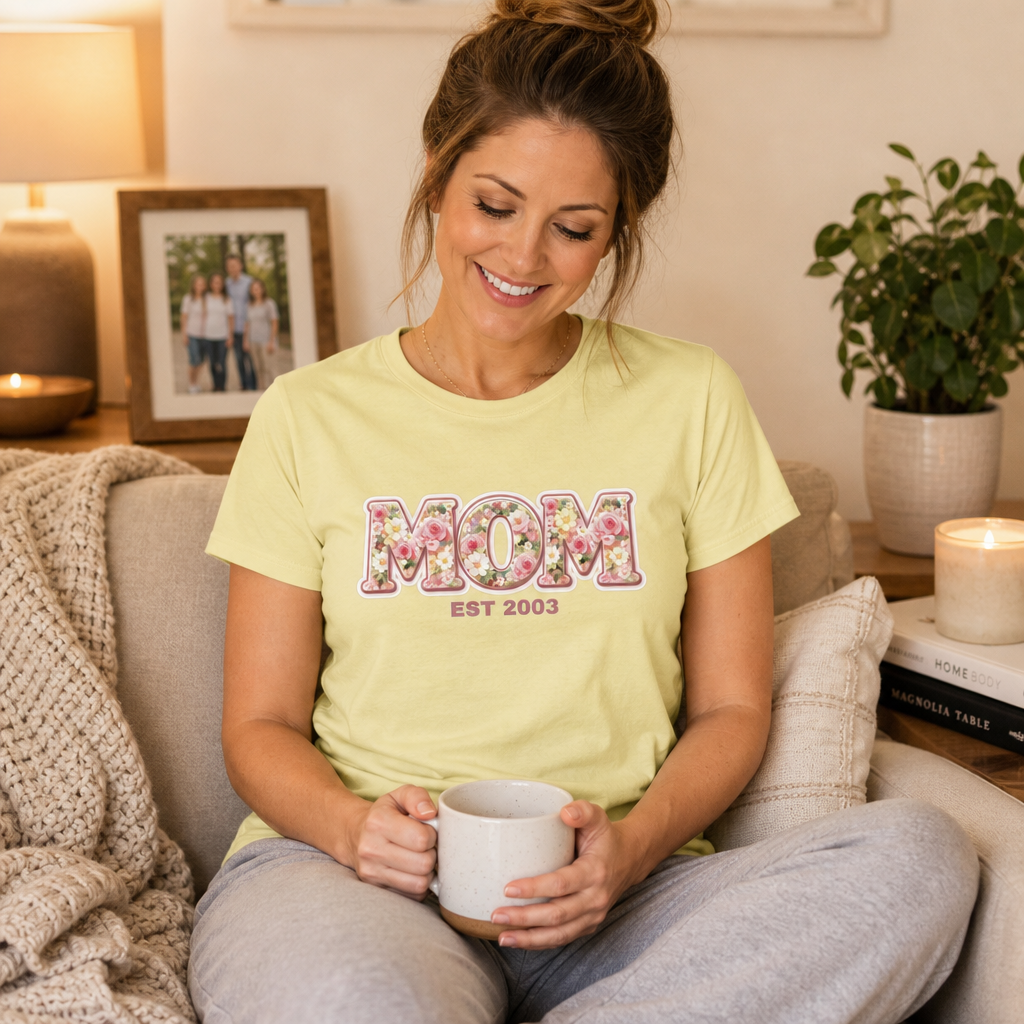 Mom Est shirt - customizable year
