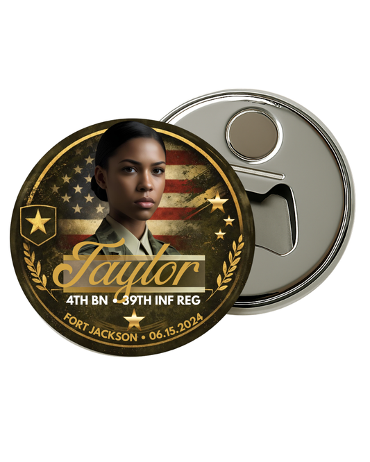 Army Magnetic Bottle Opener
