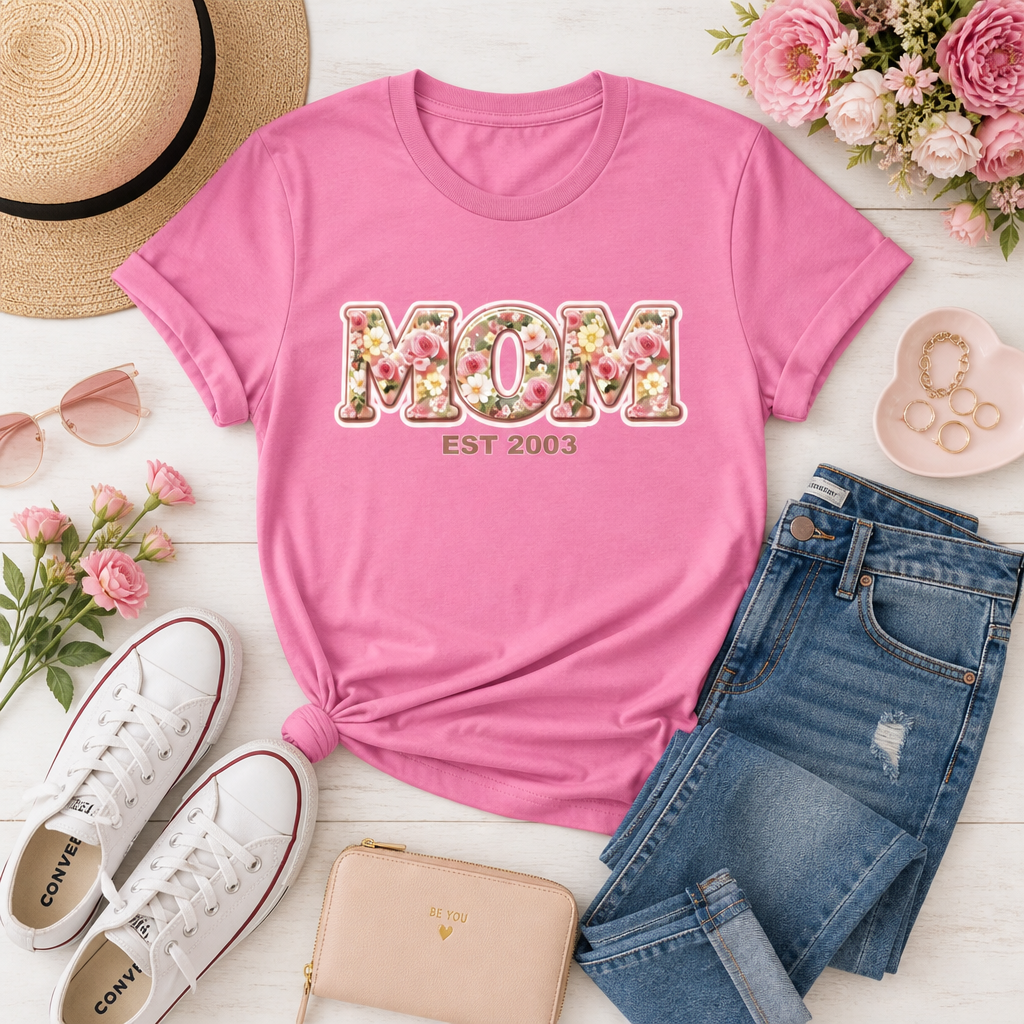 Mom Est shirt - customizable year