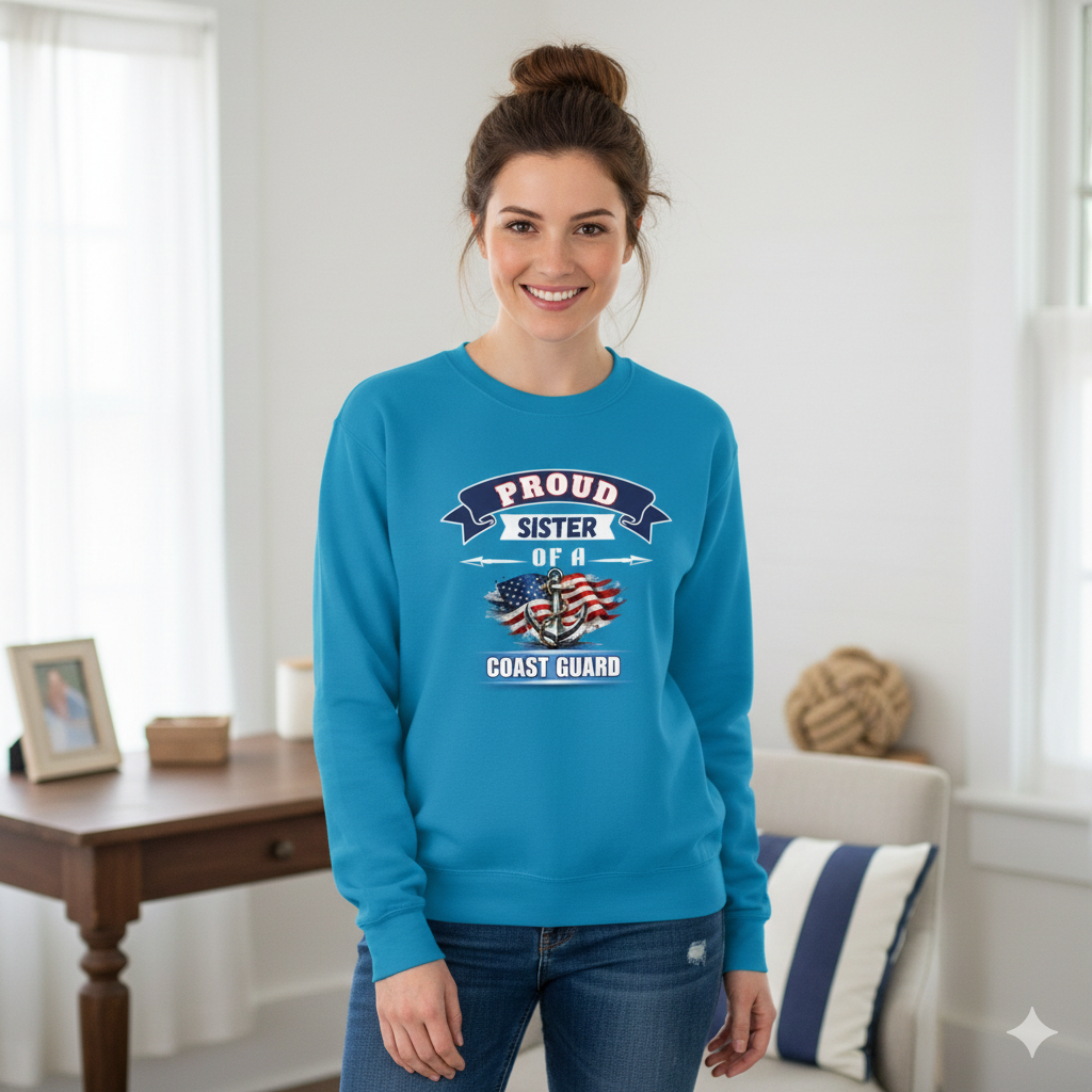 COAST GUARD FAMILY SWEATSHIRT - UNISEX & CUSTOMIZABLE
