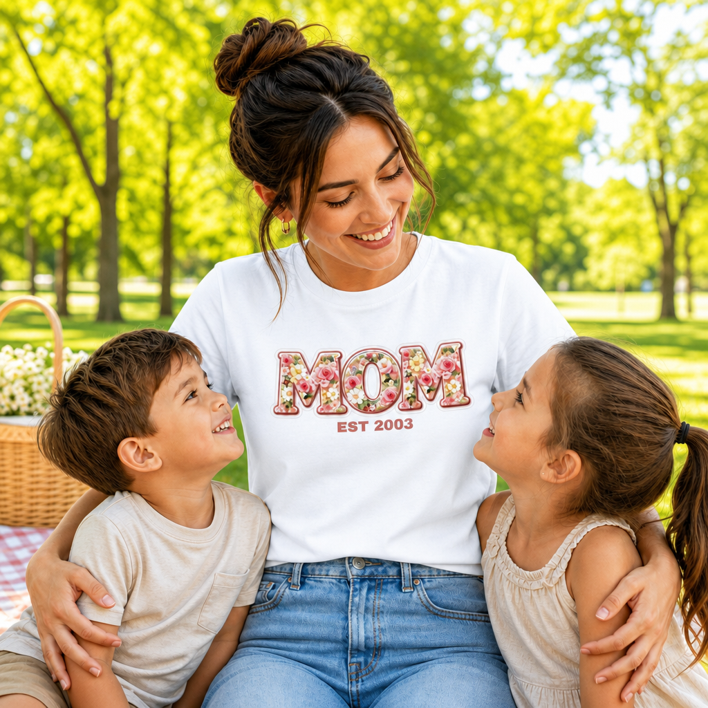 Mom Est shirt - customizable year