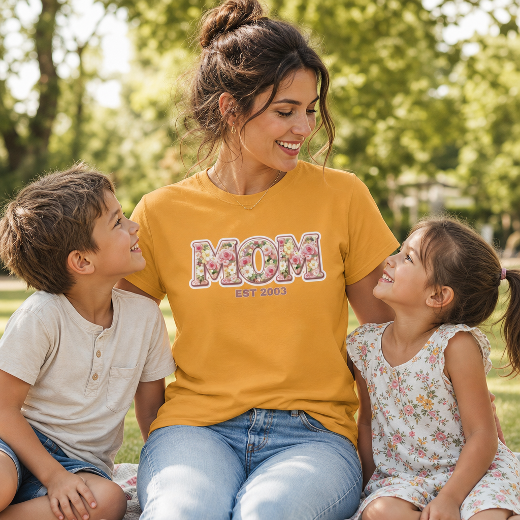 Mom Est shirt - customizable year