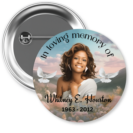 Whimsical Memorial Badge Pin