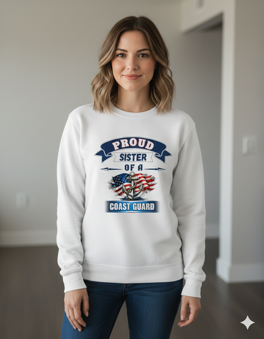 COAST GUARD FAMILY SWEATSHIRT - UNISEX & CUSTOMIZABLE